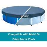Metal Frame Pool Cover: Round 10'