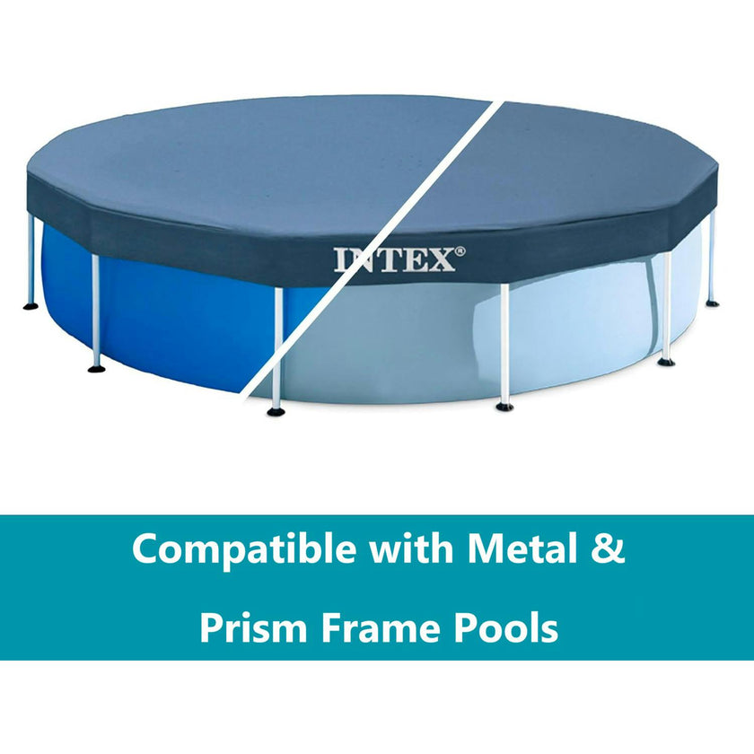 Metal Frame Pool Cover: Round 10'