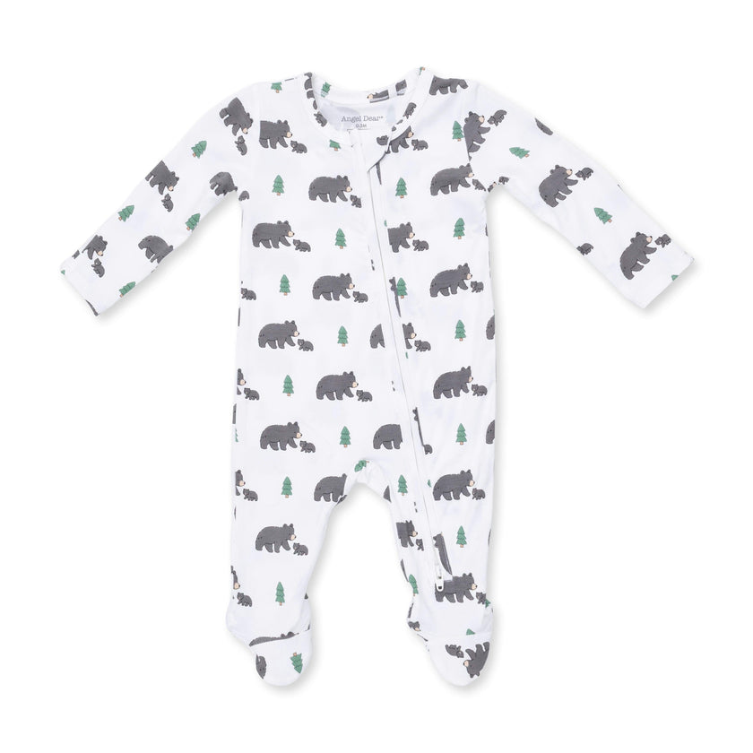 Black Bears - 2 Way Zipper Footie