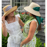 Women's Clematis Wide & Short Brim Grosgrain Ribbon Bucket Hat