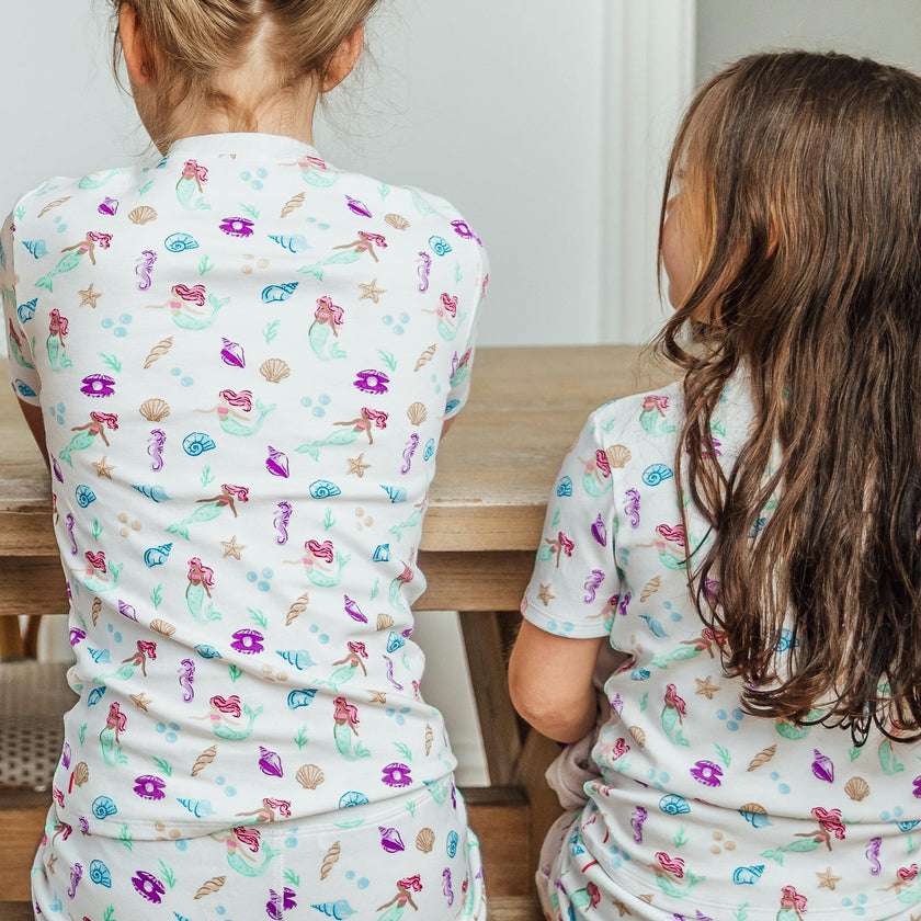 The Organic Short Sleeve Pajama Set [Under the Sea]