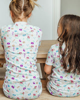 The Organic Short Sleeve Pajama Set [Under the Sea]