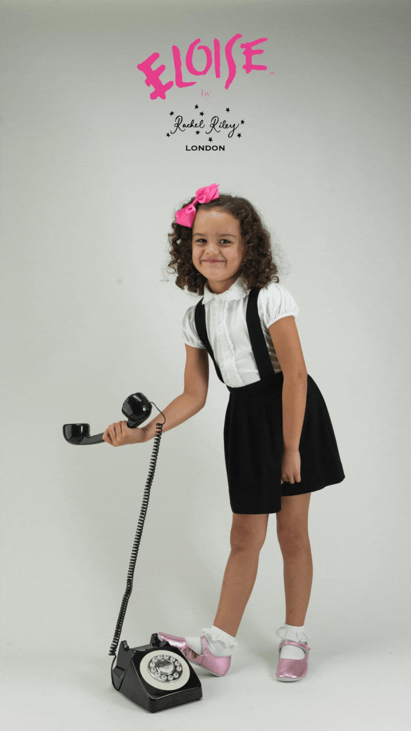 Eloise Blouse & Jersey Pinafore Set