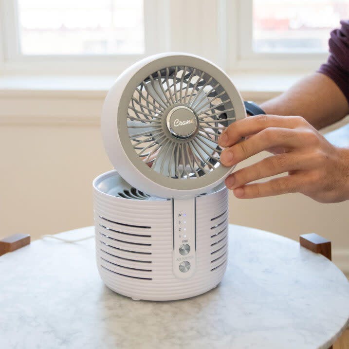 2-in-1 Air Purifier and Desk Fan