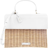 Women's Hand-Woven Wicker Large Lunchbox