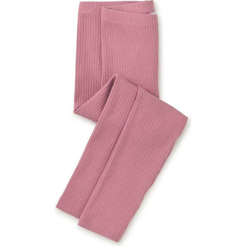 Pointelle Knit Stretch Leggings, Pink