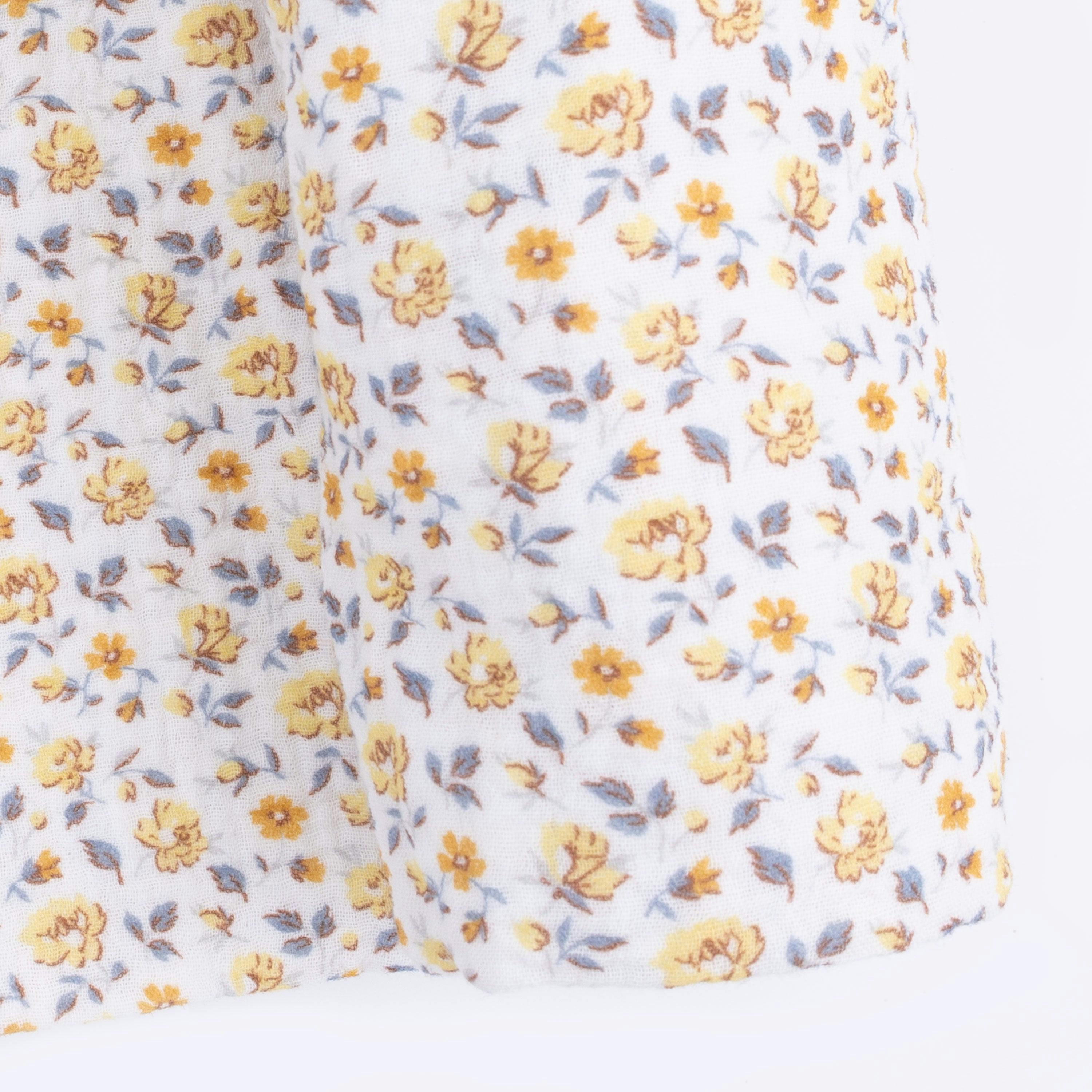 Yellow Country Roses - Swaddle Blanket