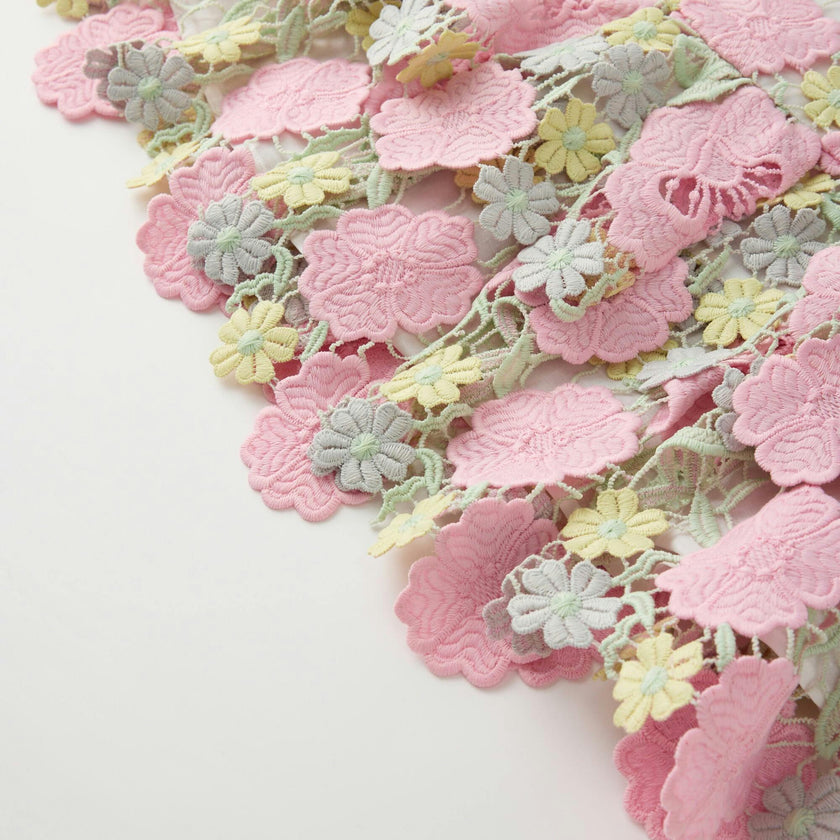 Estella Frill Embroidered Mini Skirt