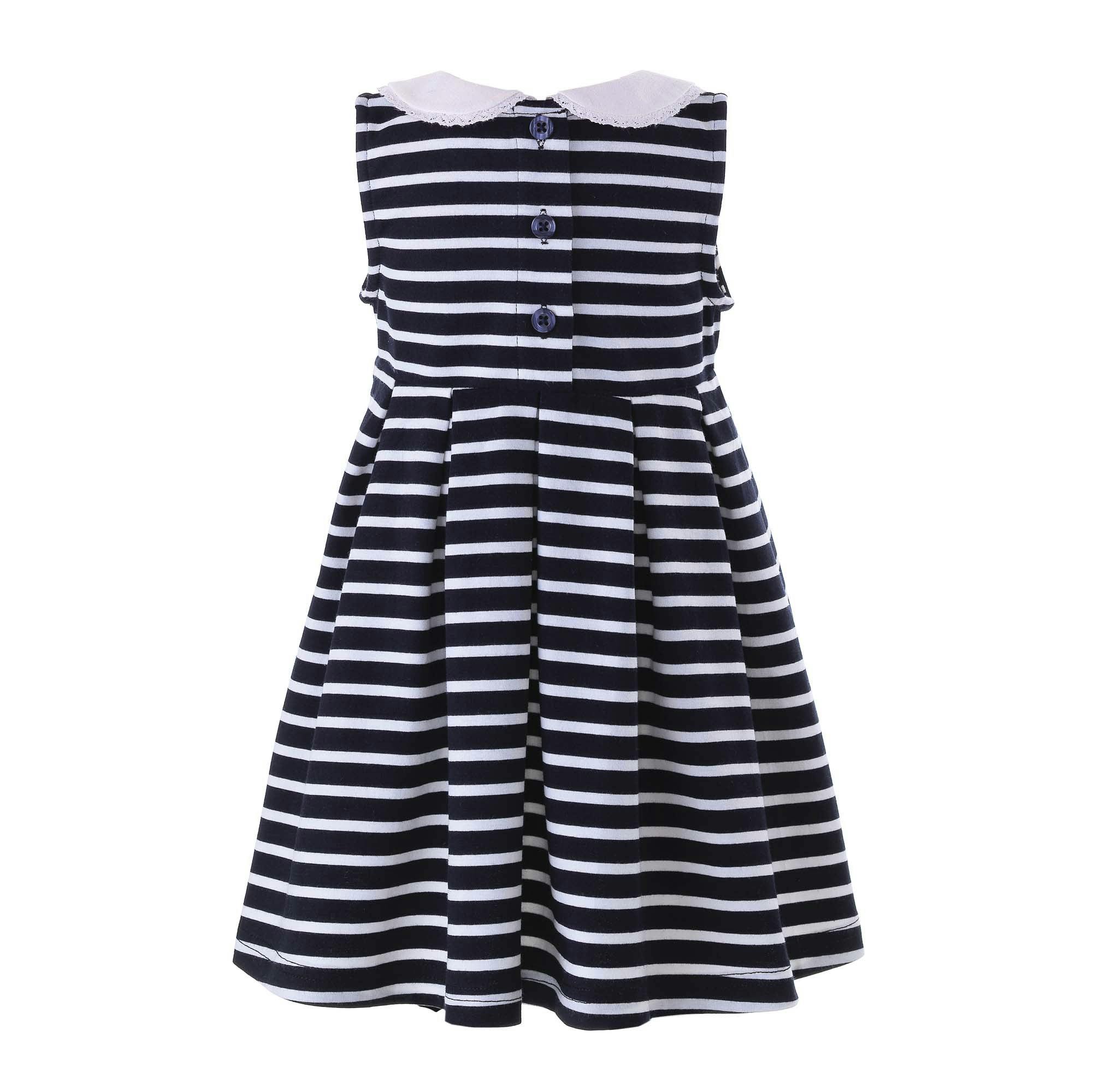 Baby Breton Striped Jersey Dress