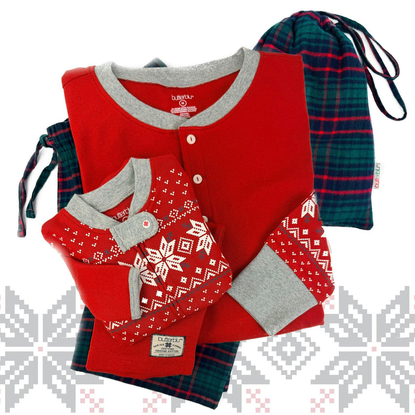 FAIR ISLE + FLANNEL Matching Family Christmas Pajamas