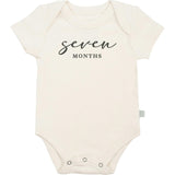 graphic bodysuit | seven months milestone charcoal