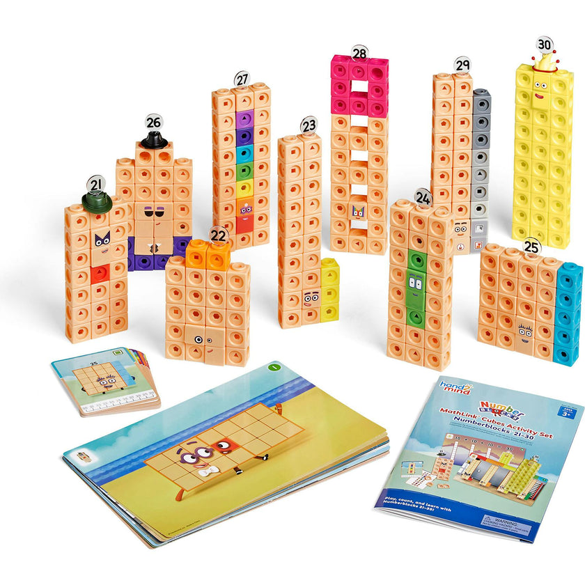 Numberblocks® MathLink® Cubes 21-30 Activity Set