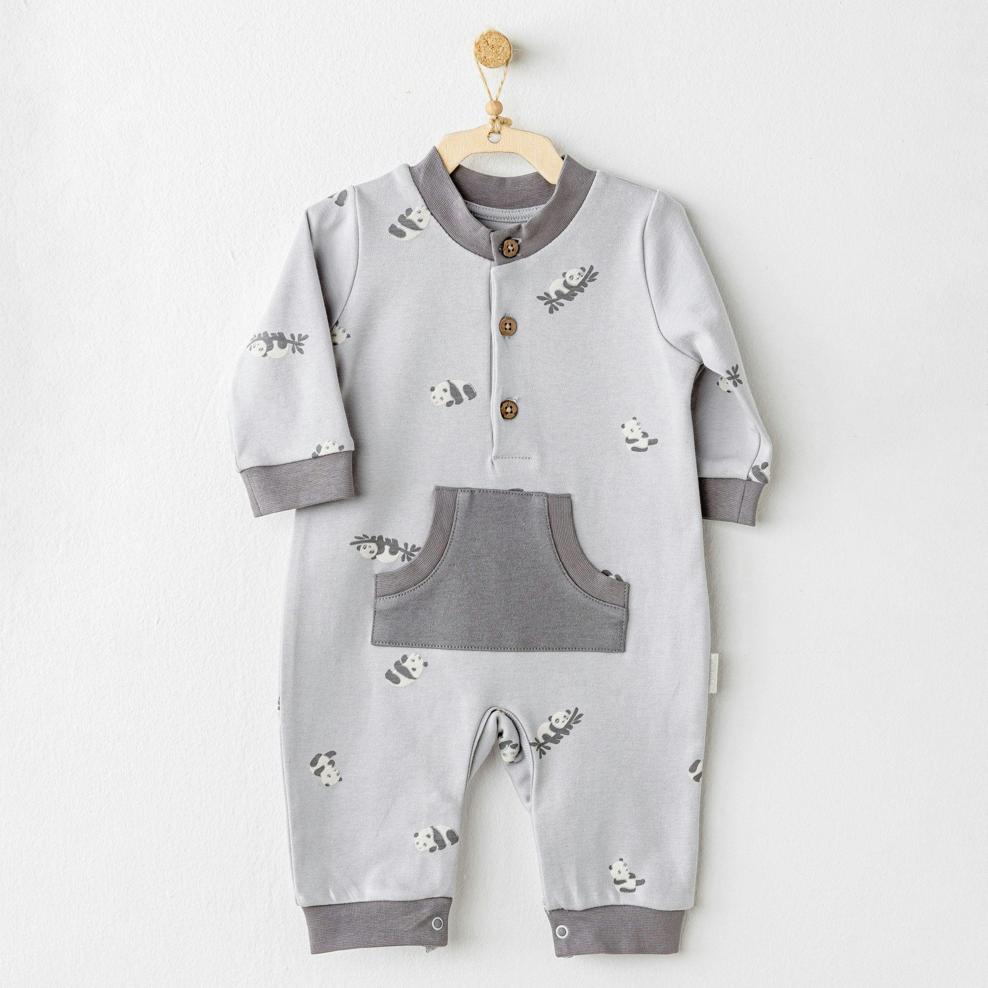 Panda Pocket Romper