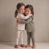 Organic Legging Set of 2 - Winter Berry + Olive
