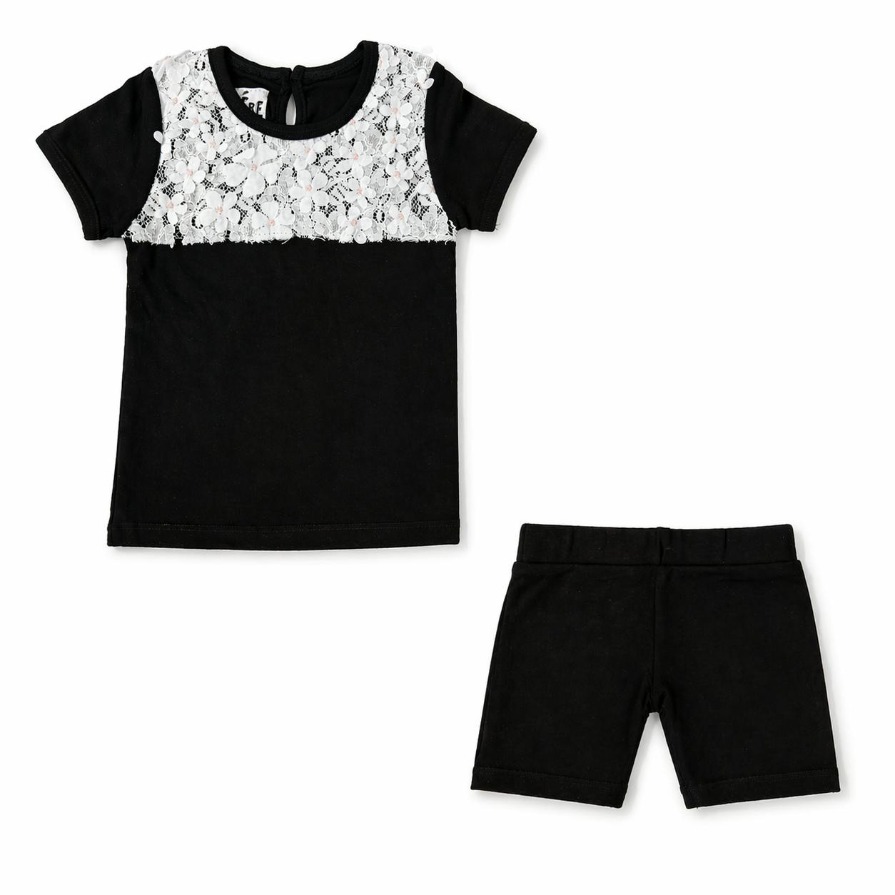 Lace Yoke 2pc Set