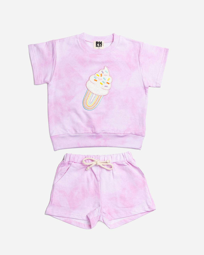 Violet Ice Cream Set