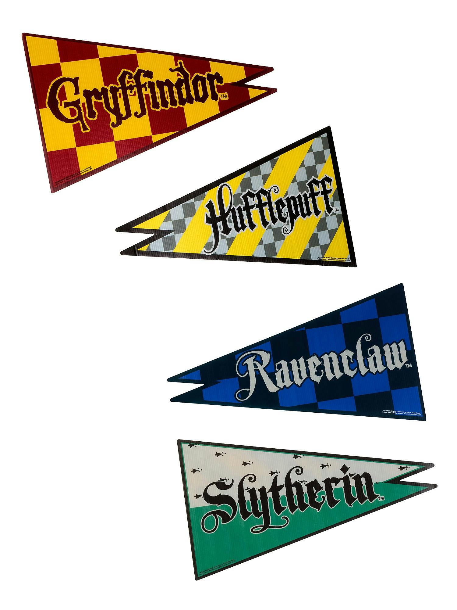 Harry Potter Quidditch Rings and Flags Lawn Decor