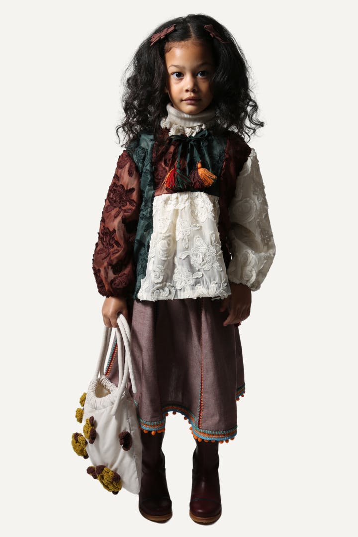 MAYA EMBROIDERED PEASANT SKIRT