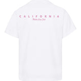Kids White Malibu T-shirt-Unisex