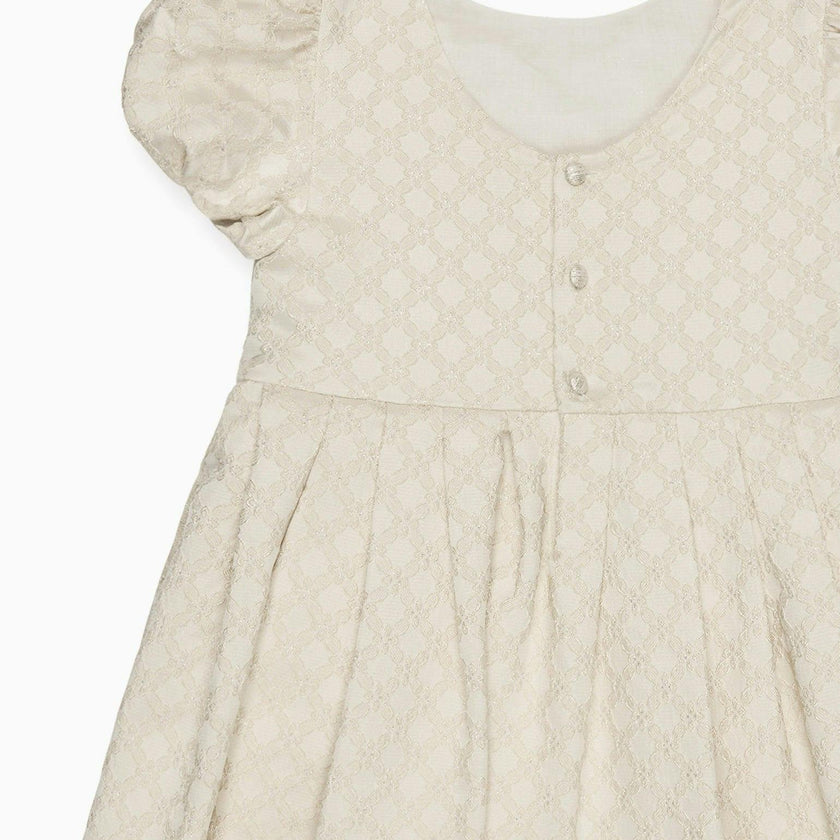 Ivory Edith Jacquard Ceremony Girl Dress