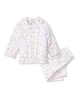 Kid's Twill Colette Pajama Set in Love Song
