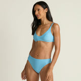 women's le marin dot scoop neck bikini top