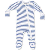 Vintage Stripe - 2 Way Zipper Footie