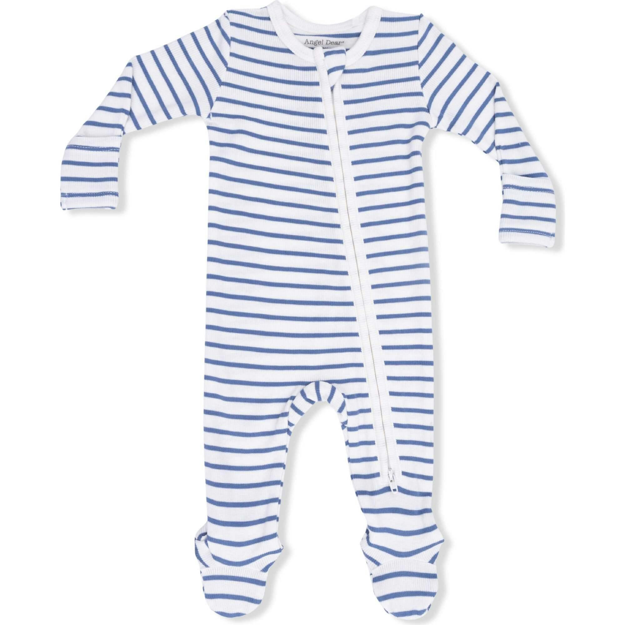 Vintage Stripe - 2 Way Zipper Footie