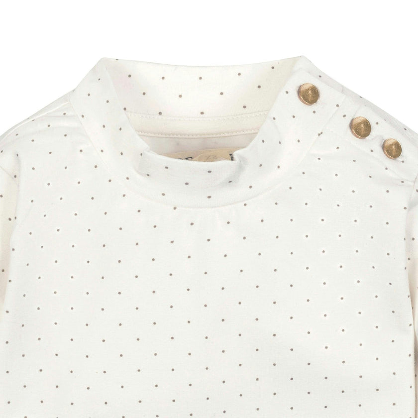Organic Mock Neck Knit Top