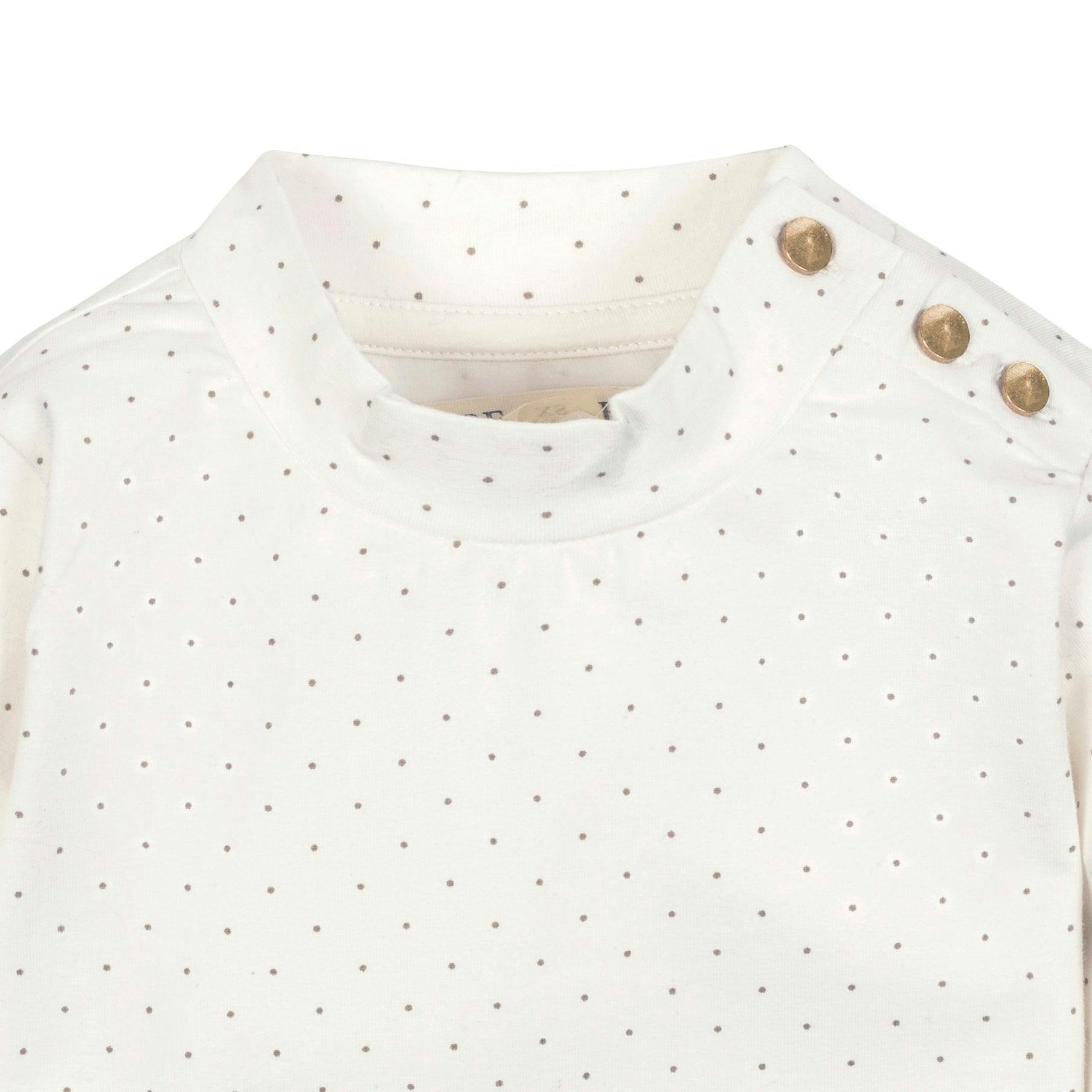 Organic Mock Neck Knit Top