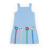 Junior Cord Dress With Flowers