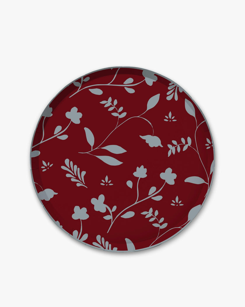 Woodland Dinner Plate Set - Ruby