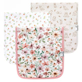3 Pack Premium Burp Cloths - Natalie
