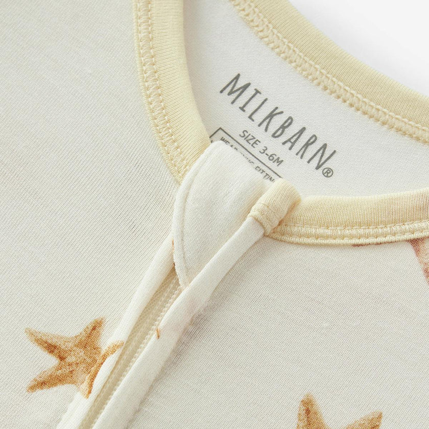 Starfish Dreams Luxe Stretch Zipper Pajama