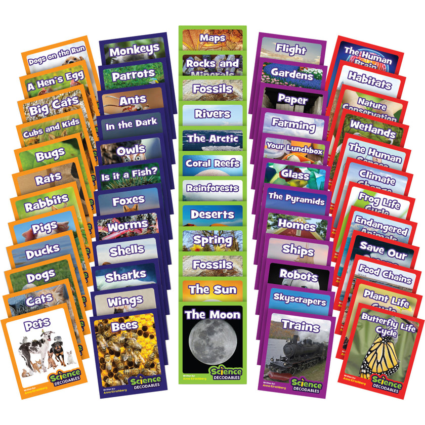 Science Decodables Non-Fiction Boxed Educational Learning Set