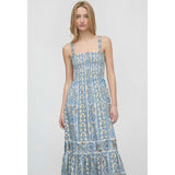 The Anjuli Nap Dress - Blue Corsica Paisley