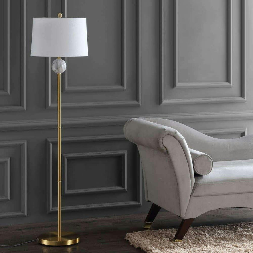 Vaughn 60" Modern Metal/Resin LED Floor Lamp