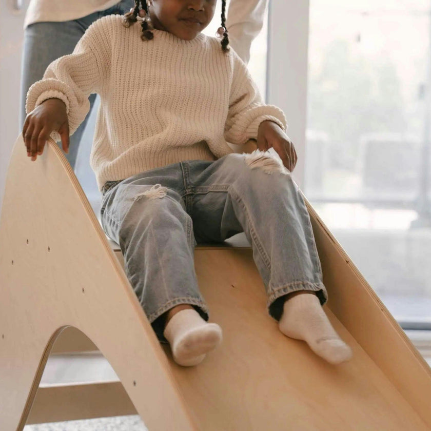 Toddler Wooden Slide Play Ramp