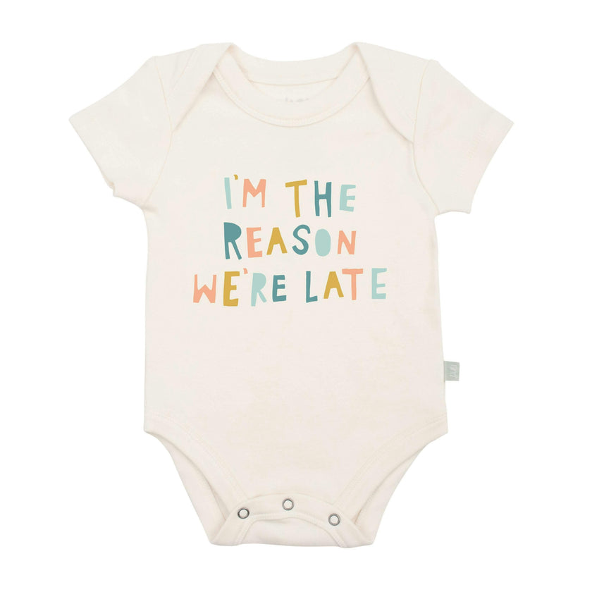 graphic bodysuit | reason we are late