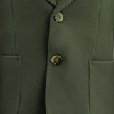 Green Slim-Fit Suit Set