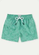 Mint Green Bandana Boys' Swim Shorts