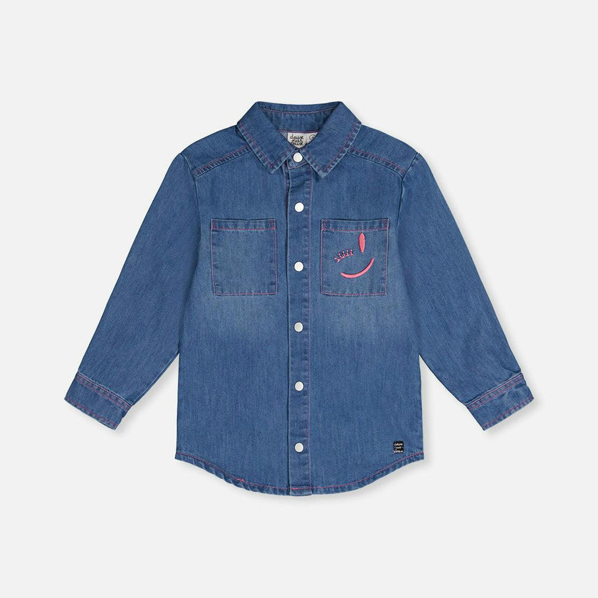 Denim Shirt Navy Blue