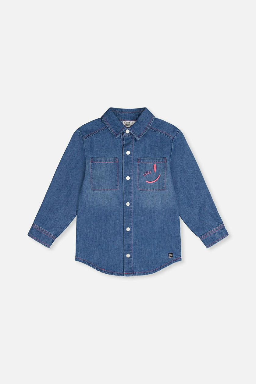 Denim Shirt Navy Blue
