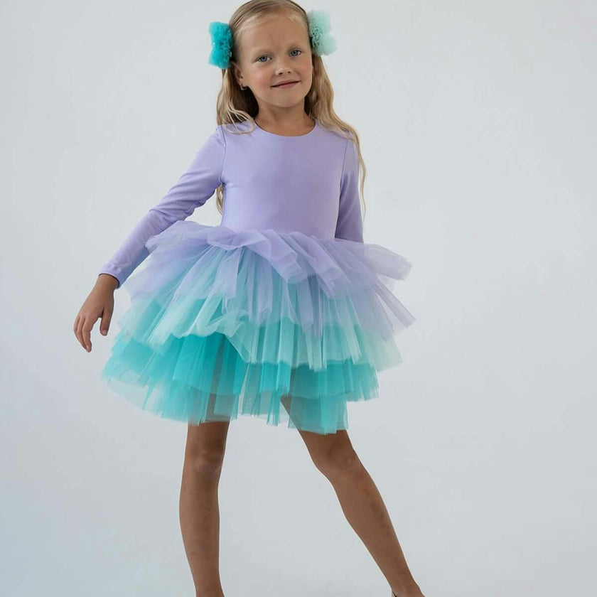 Lilac Mermaids Tutu Dress