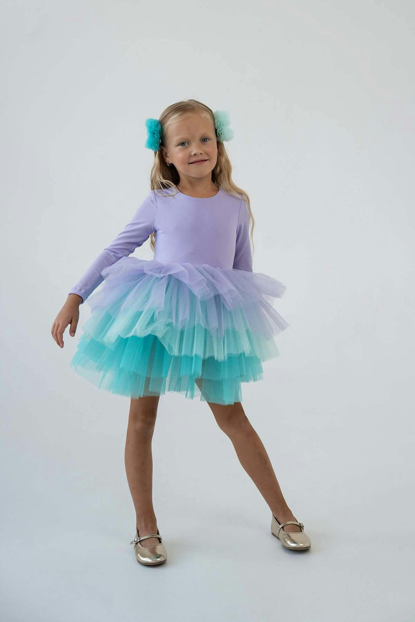 Lilac Mermaids Tutu Dress