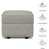 Willa-Alden Gliding Ottoman