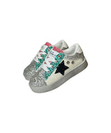 Star Glitter Sneakers, Metallic