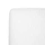 Organic Cotton Muslin Crib Sheet - White
