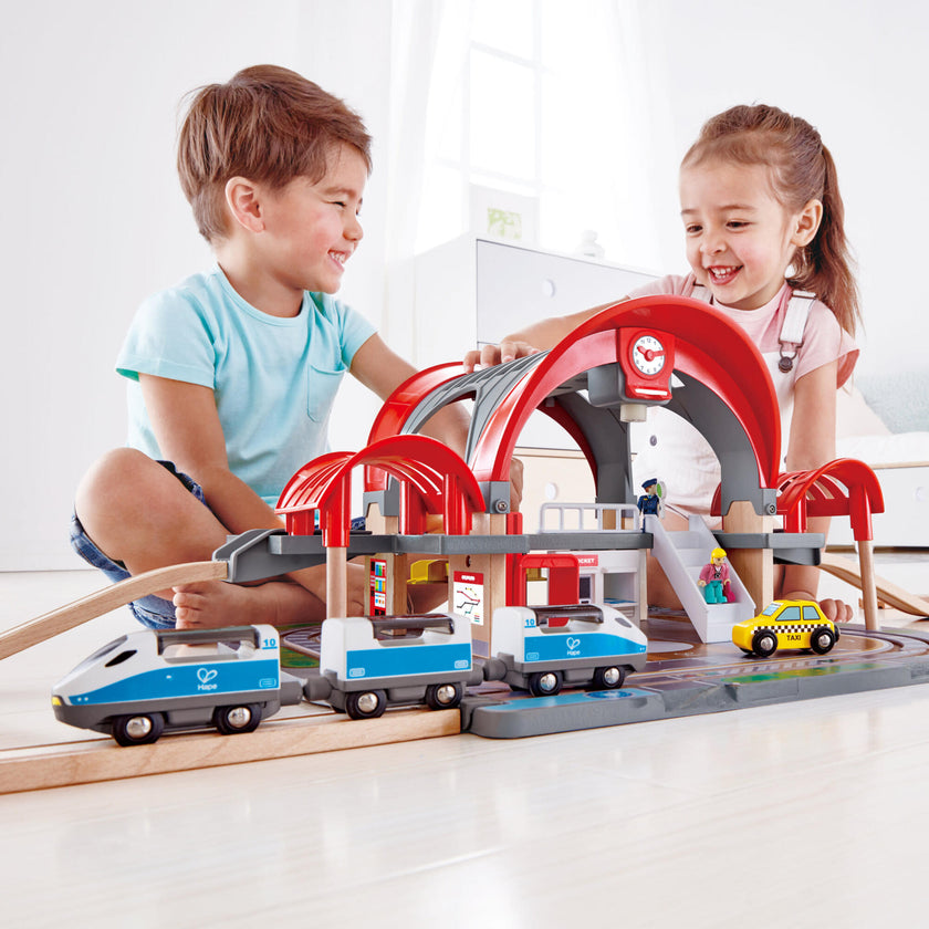 Grand City Station Light & Sound Railway Set
