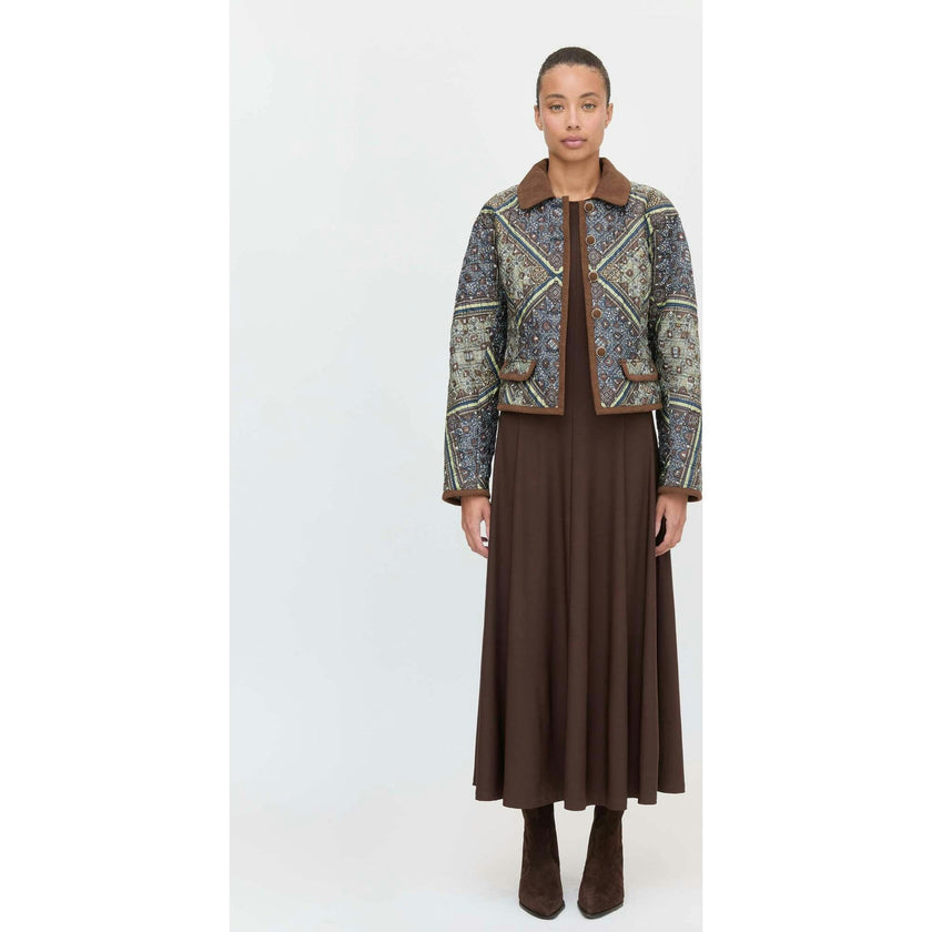 The Dax Jacket - Olive Equestrian Scarf